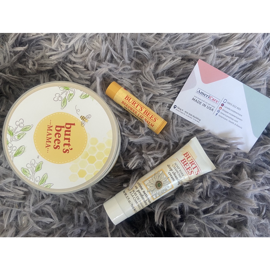 Kem Rạn Da Cho Mẹ Bầu Burt's Bees MAMA Belly Butter-185g [Bill Mỹ-HSD: 3/2025]