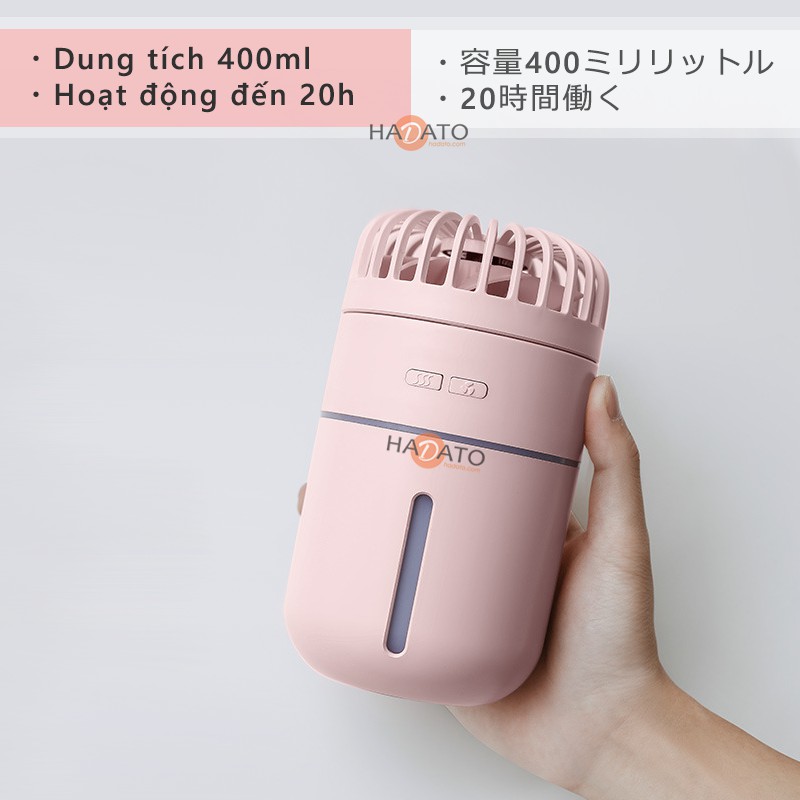 [XẢ HÀNG] Quạt MINI phun sương tạo ẩm sạc USB HOT TREND 2022