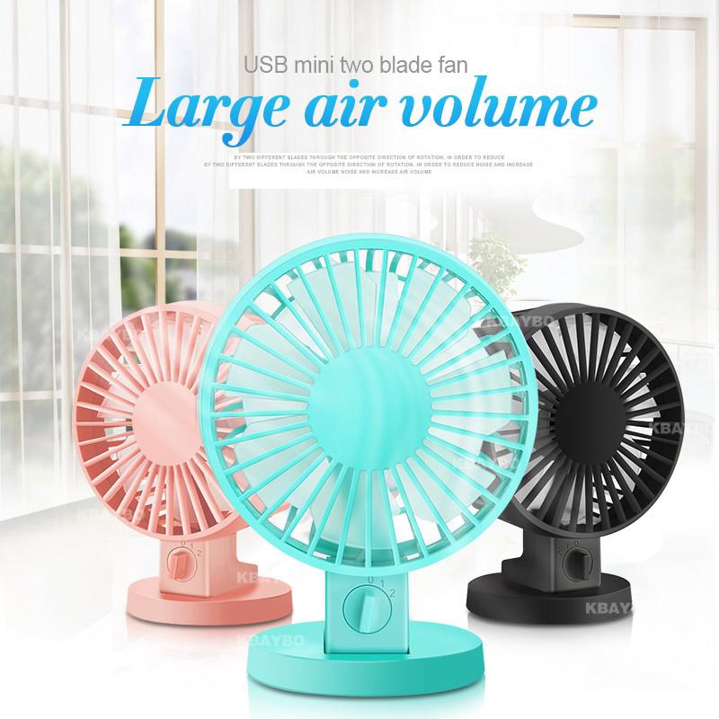 Quạt Sạc Usb Để Bàn Mini Không Ồn