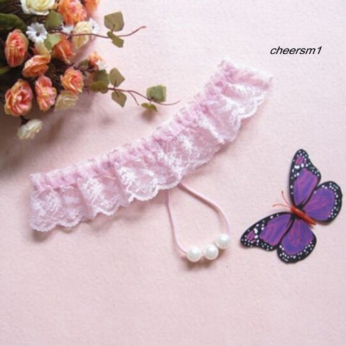 Quần Lót Dây Ren Đính Ngọc Trai Giả Gợi Cảm Cho Nữ