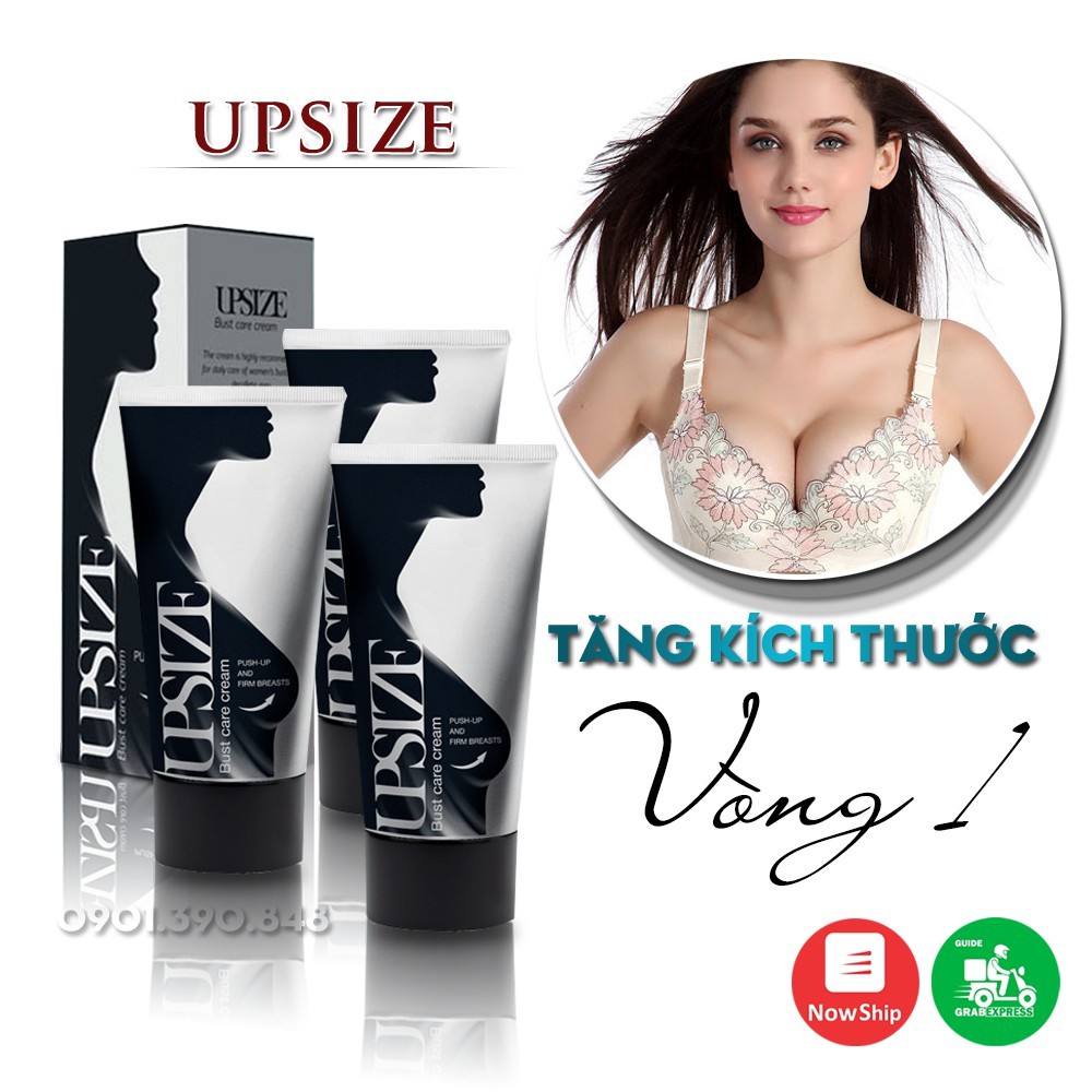 [Hàng AUTH] Combo 3 TUÝP KEM NỞ NGỰC UPSIZE - Đủ 1 Liệu Trình  AN TOÀN &amp; HIỆU QUẢ NHANH