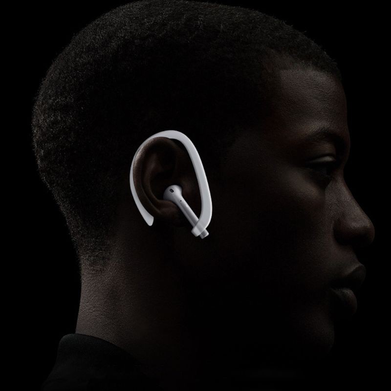 Cặp móc tai bằng silicon chống thất lạc thích hợp cho Airpods 1/ 2/ Pro