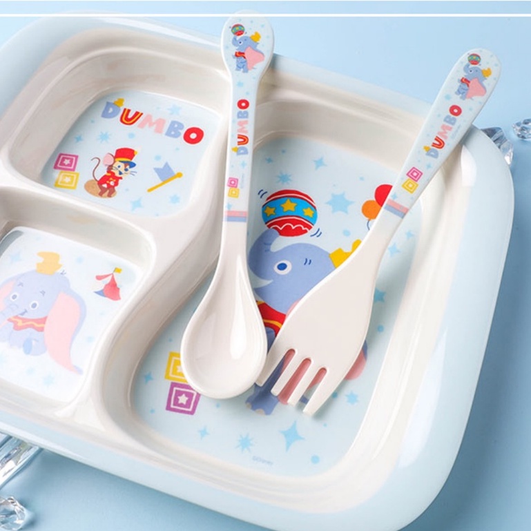 Set Muỗng nĩa Melamine in hoạt hình Disney size nhỏ cho bé