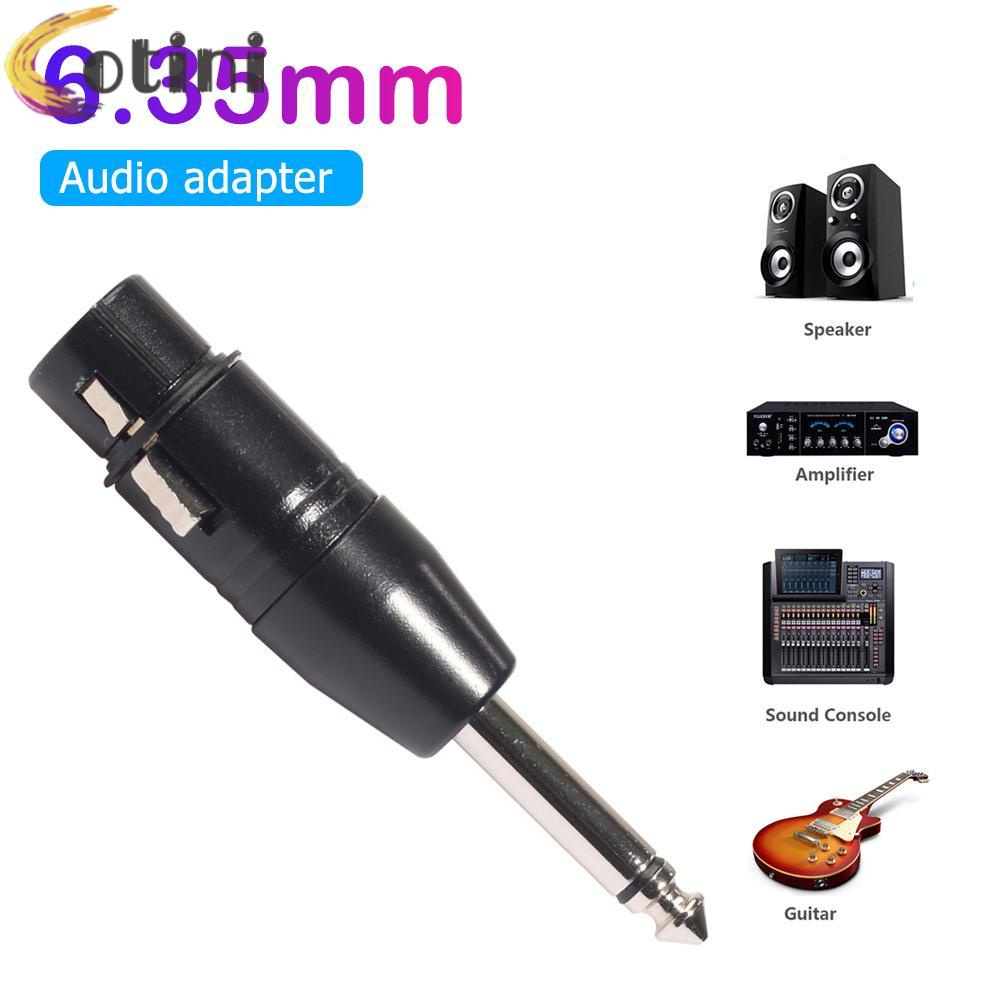 Đầu Chuyển Đổi Âm Thanh Từ Giắc Cắm 6.35mm Mono Male Sang Xlr 3pin Female