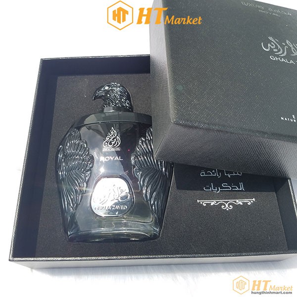 Nước hoa dubai đại bàng đen nam cao cấp Ghala Zayed Royal Luxury 100ml mùi hương sang trọng, nam tính nước hoa thơm lâu