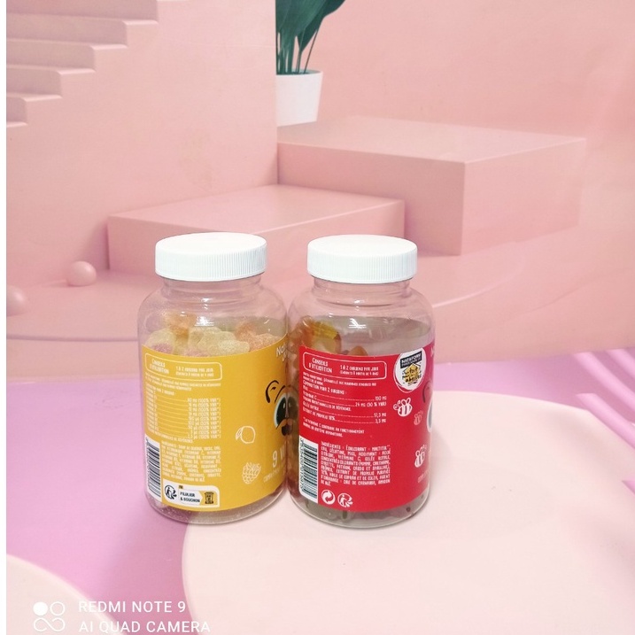 Kẹo Dẻo Hình Gấu Nat Form Junior Bổ Sung 9 Loại Vitamin Tăng Sức Đề Kháng Cho Trẻ Trên 3 Tuổi - NATFORM PHÁP