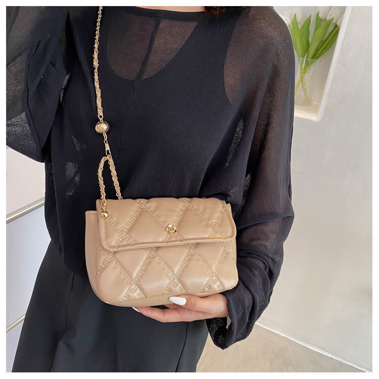 Túi đeo chéo nữ mini nhiều ngăn đi chơi da mềm cá tính thời trang giá rẻ  VANMIC TXVM010