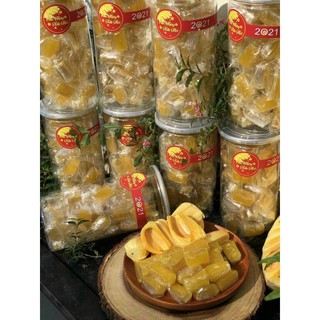 HỦ 400gr Mứt Mít sấy dẻo ( dạng viên )