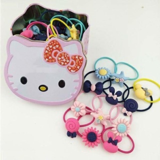 Hộp kitty 30 dây cột tóc