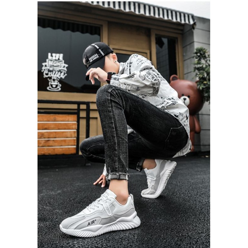 [GIÀY NAM] Giày Thể Thao Nam Cao Cấp AIR - Phong Cách Trẻ Trung Năng Động Giày Sneaker Nam FULLBOX