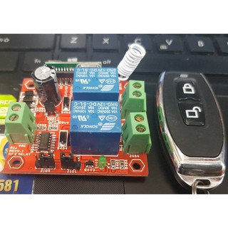 Bộ điều khiển 2 lệnh rf 433mhz/ 315mhz 12vdc