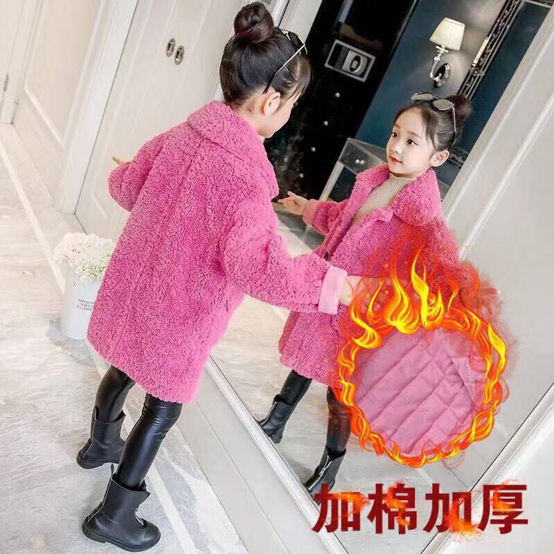 Áo dạ lót lông cho bé gái cao từ 95-160cm 15-47kg