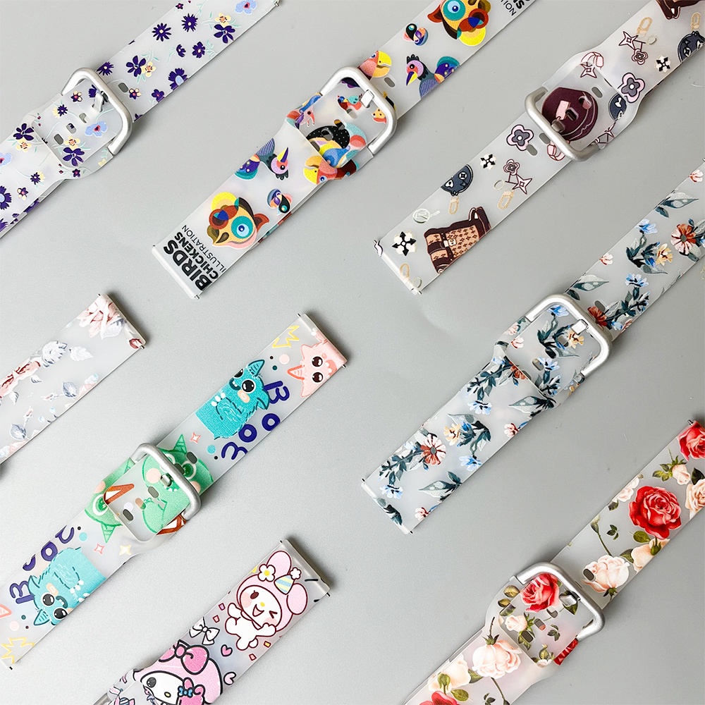 Dây Đeo Silicone Trong Suốt Cho Đồng Hồ Thông Minh Huawei watch FIT 2 / FIT / FIT