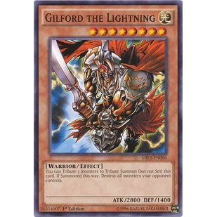 Thẻ bài Yugioh - TCG - Gilford the Lightning / MIL1-EN006 '