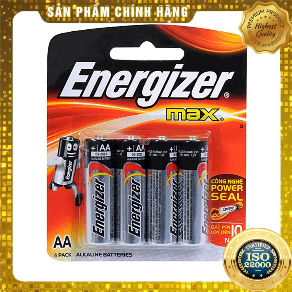 [ Yams Mart ] PIN ENERGIZER MAX E91 BP4 AA