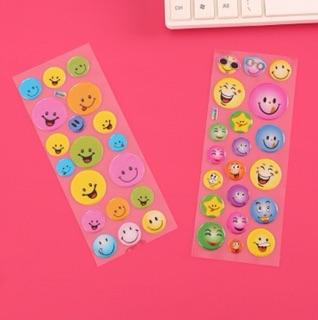 Sticker 3D mặt cười