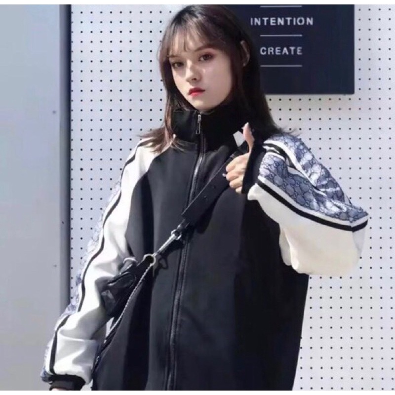 Áo Gió Sọc Tay 2 Lớp - 1 Lớp Form Rộng Unisex Nam Nữ Ulzzang Freesize (có ảnh thật chèn tên)