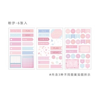 Washitape set lịch sổ tay