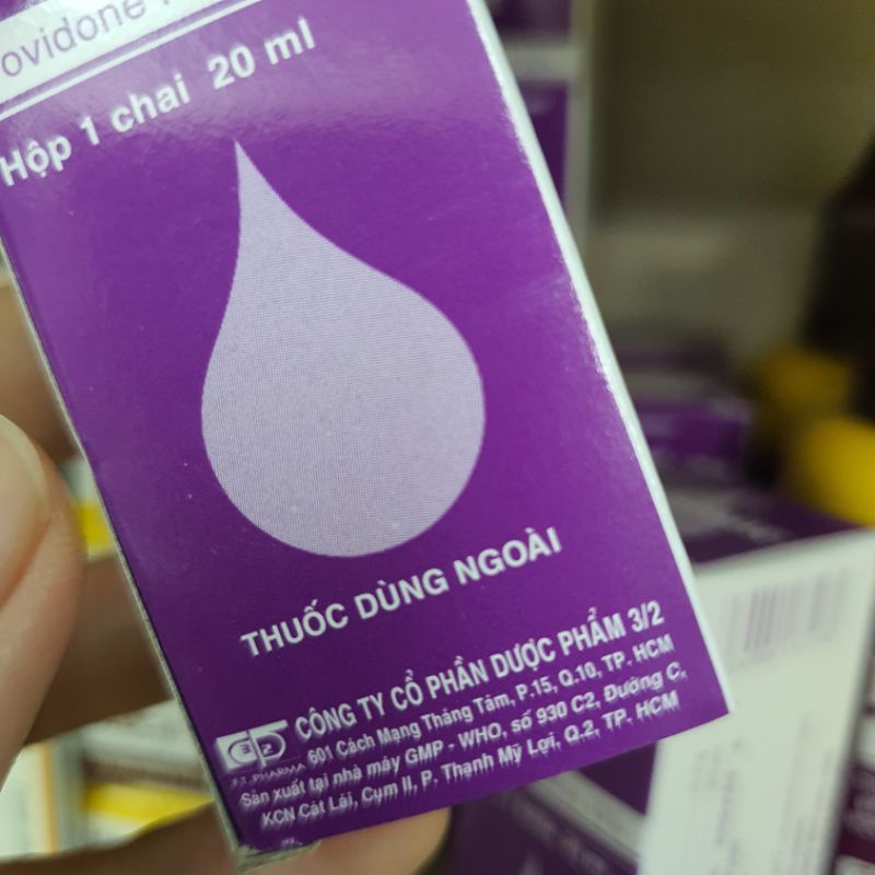 Dung dịch sát khuẩn Povidone iodine - Đông Anh Pharmart