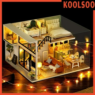 Mô Hình Ngôi Nhà Búp Bê Bằng Gỗ DIY