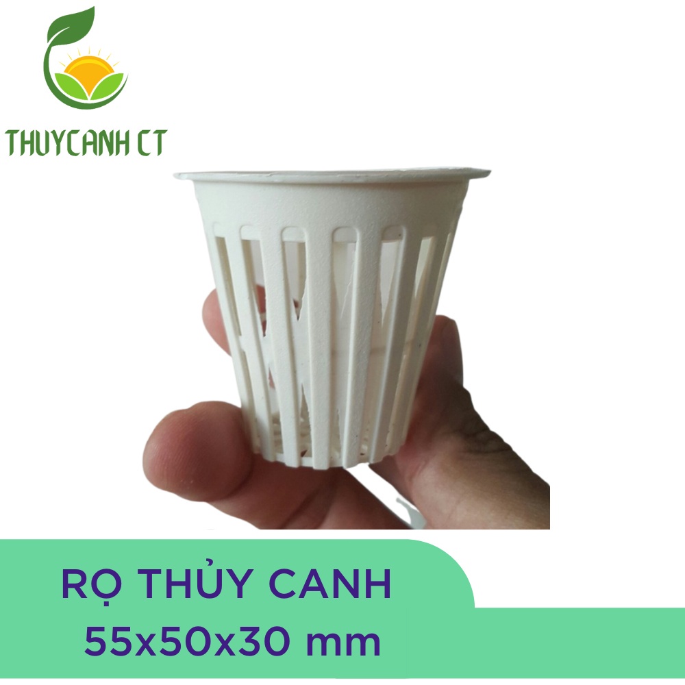 Combo 50 Rọ thủy canh trồng rau 55x50x30mm