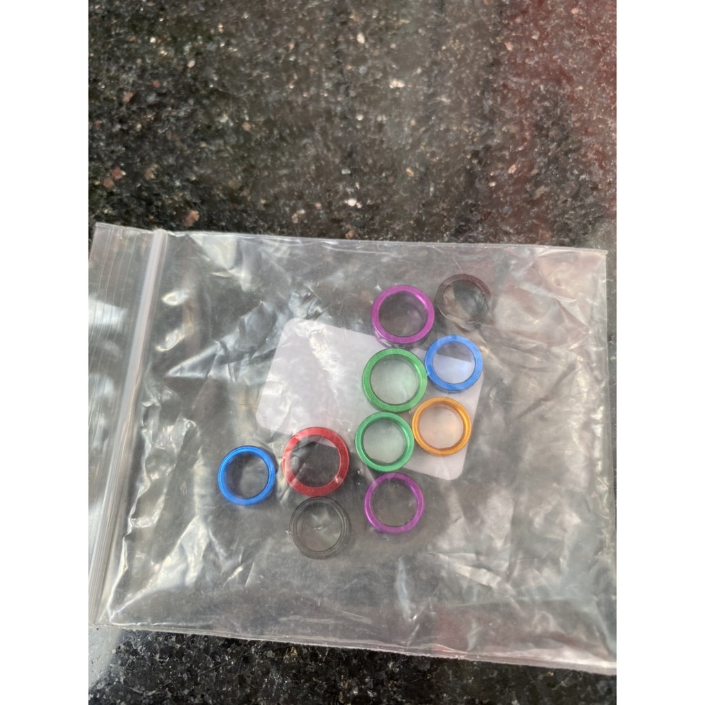 Bộ 10 Vòng Đeo Chân Chim Nhiều Màu Sắc