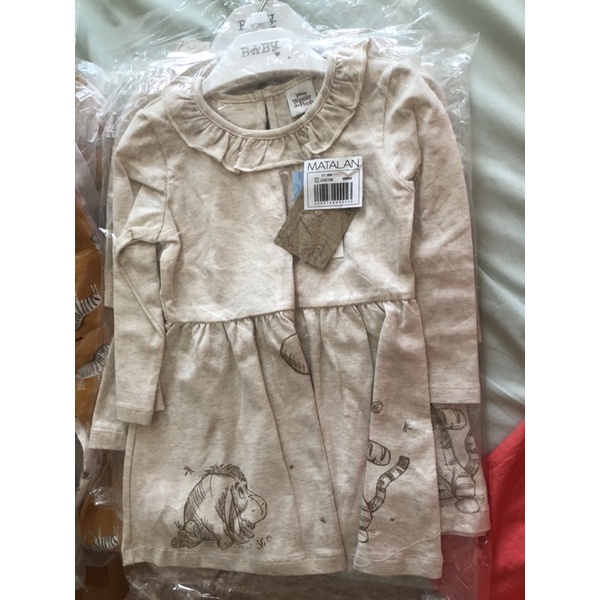 Đầm thun cotton bé gái