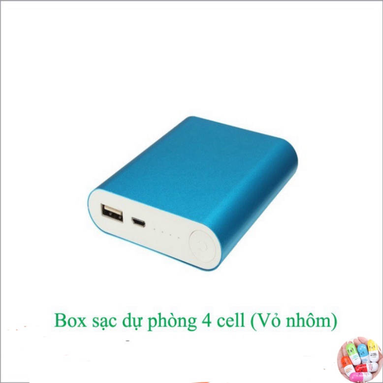 Box Sạc Dự Phòng 4 Cell  18650 Xiaomi Vỏ Nhôm (Không Bao Gồm Pin )