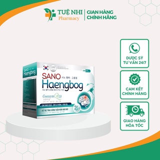 Viên uống bổ não Sano Haengbog hỗ trợ giúp hoạt huyết dưỡng não,giúp giảm đau đầu, lo âu, căng thẳng mất ngủ - NT342