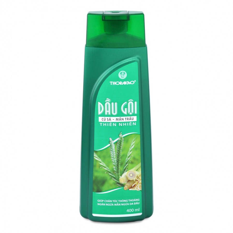 Thorakao Dầu gội củ sả mần trầu 400ml