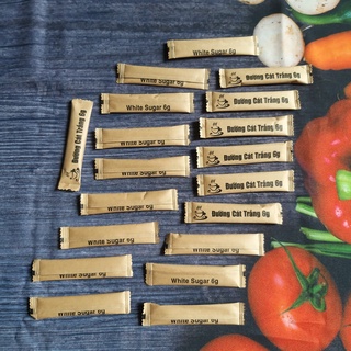 200 Gói Đường Que Cafe In Sẵn 6g