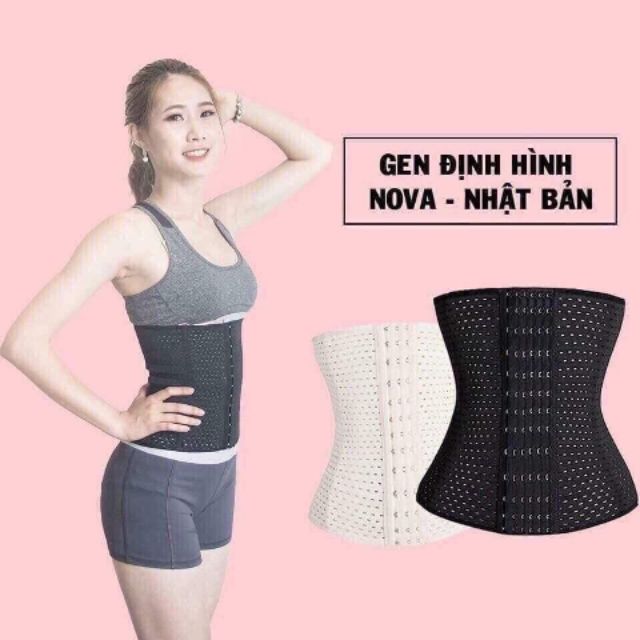 Gen định hình nova thông hơi , 4 xương định hình eo cao cấp