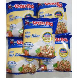 Cháo thịt bằm gấu đỏ gói 50g