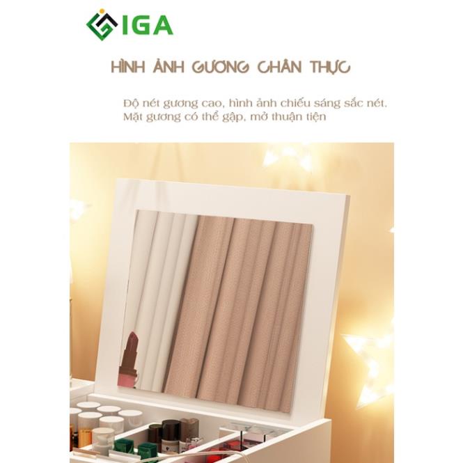 Bàn Trang Điểm Mini Đa Năng có thể làm tủ đầu giường IGA - GP152