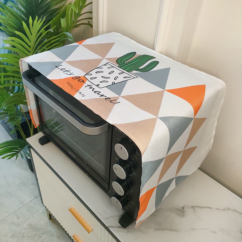 Vỏ Bọc Lò Vi Sóng Bằng Vải Cotton Lanh Chống Thấm Nước / Bụi Bẩn