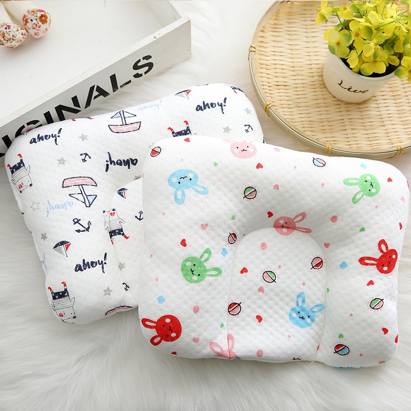 Gối Cotton Hình Chữ U Giữ Ấm Mùa Xuân Hè Cho Bé