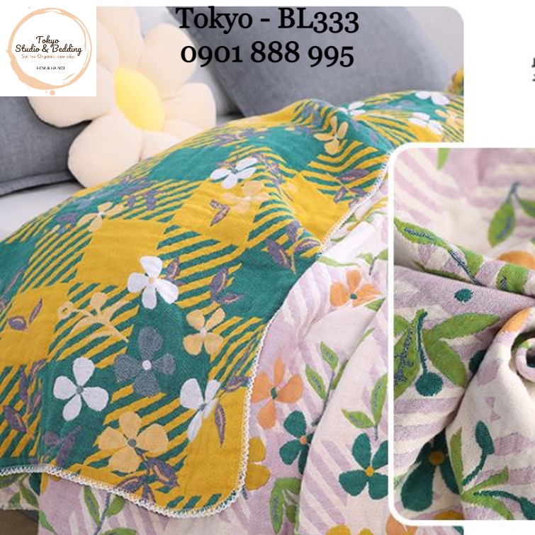 S80_Chăn Xô Organic Cotton Dòng Cao Cấp