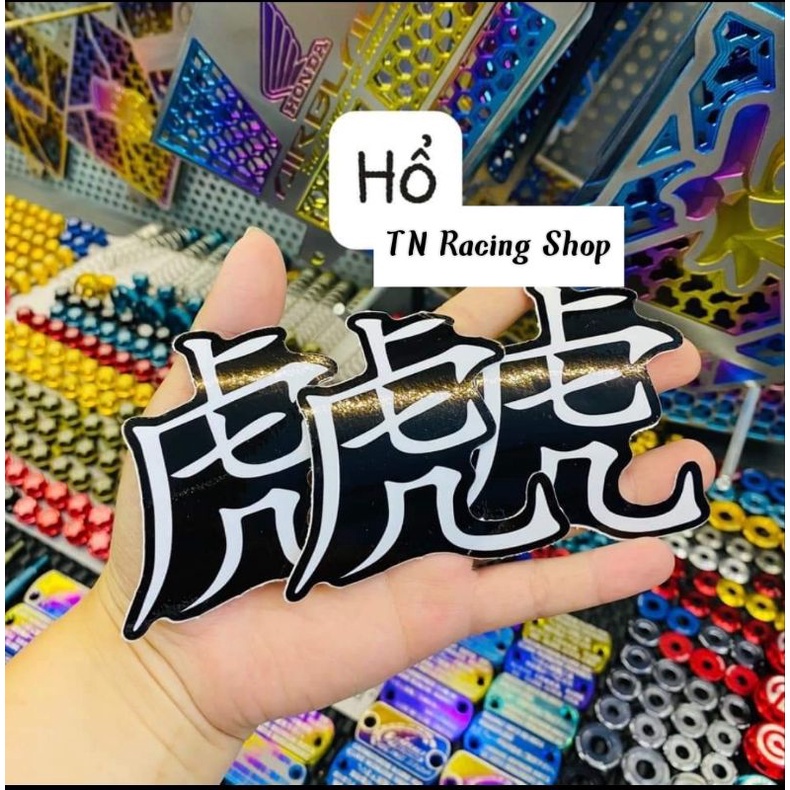 Team Chữ Tàu Dán Đầu Xe