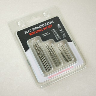 Bộ mũi khoan mạch 25 chiếc từ 0.5-3mm