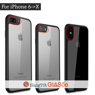 [FREESHIP 99K TOÀN QUỐC] Ốp dẻo lưng trong viền đen cho iPhone (ốp cách tân camera, hangtotgiasoc)