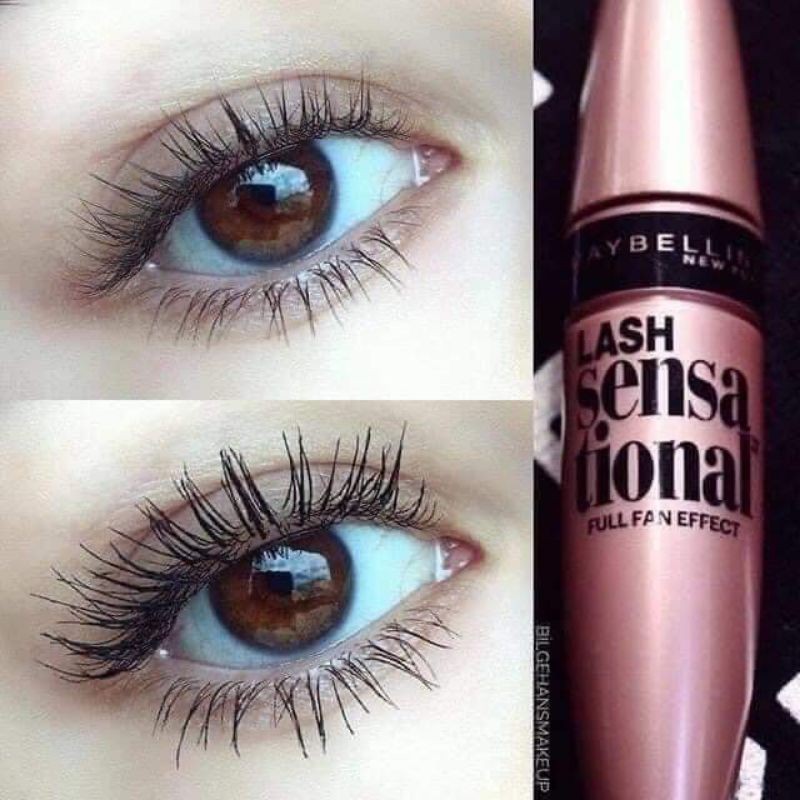 Mascara Maybeline hồng dài và cong mi