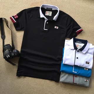Áo thun nam pôloo COTTON cá sấu 2 da