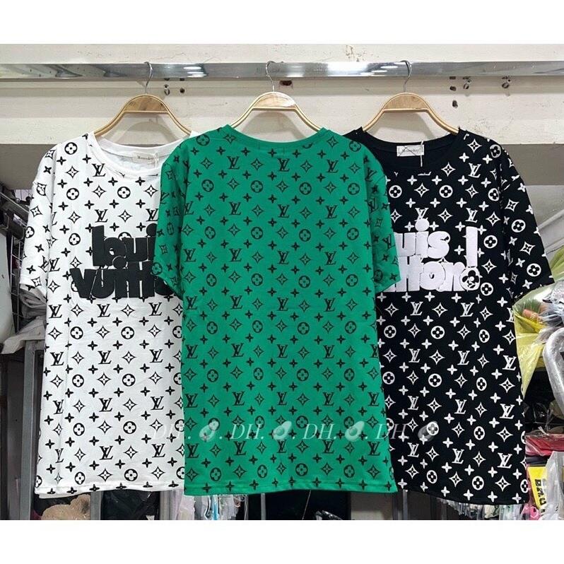 Áo Thun Tay Lỡ L.V Eo Vì Hot Trend Form Rộng Cổ Tròn Phong Cách Cá Tính Năng Động-Áo Phông Nam Nữ Unisex