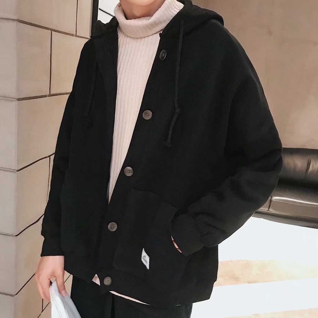 Áo Khoác Hoodie Tay Dài Thời Trang Cho Nam Size M-4Xl