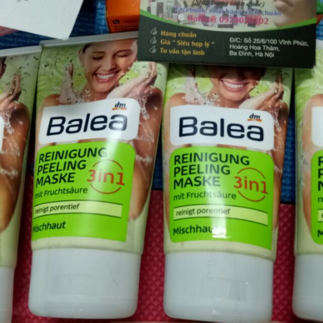 Sữa rửa mặt 3(.)1 BALEA xách tay Đức chuẩn