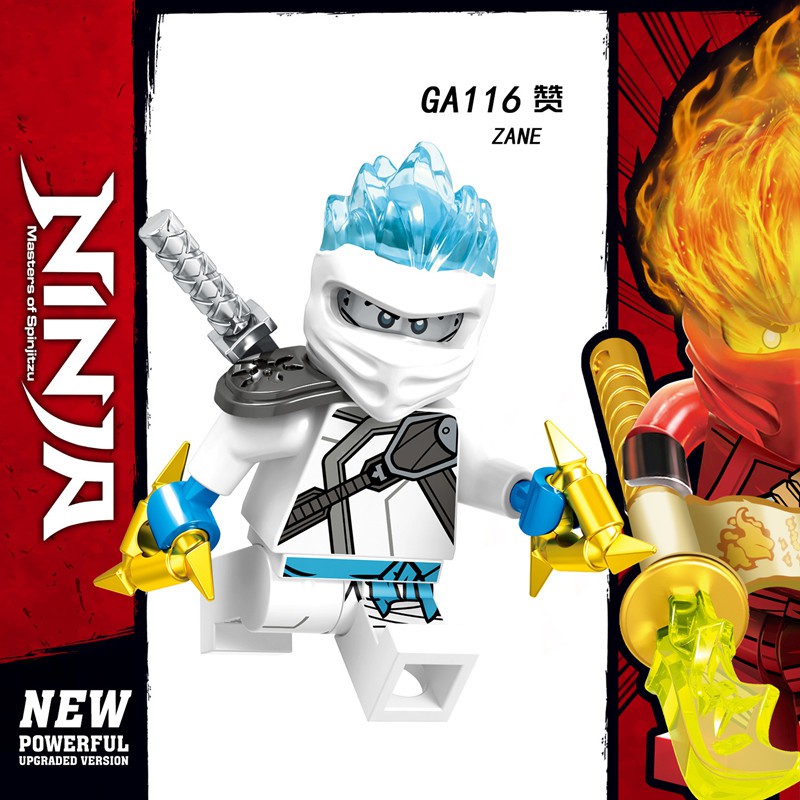 COLE Bộ 8 Mô Hình Lego Ninjago Lloyd Coe Naya Ninja Ga115-122