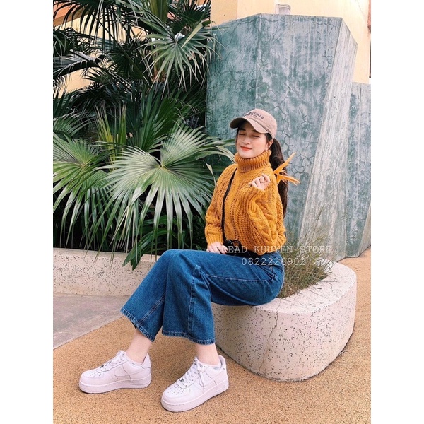 Quần jeans xuông trơn rách 2 dáng basic hack chân thẳng tắp