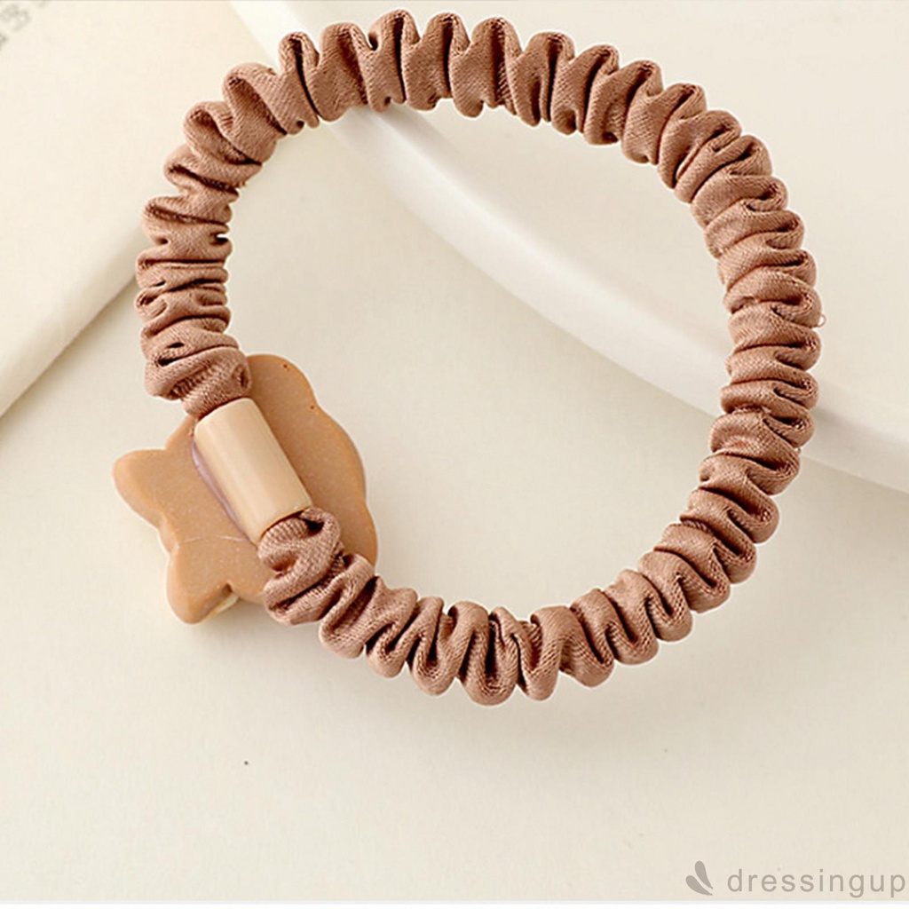 Dây buộc tóc bằng nhựa họa tiết hoạt hình dễ thương cho bé gái