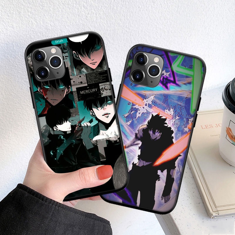 Ốp Điện Thoại Họa Tiết Solo Leveling Cho iPhone 5 5S 6 6S 7 8 11 Pro Max Plus SE XR IJ114