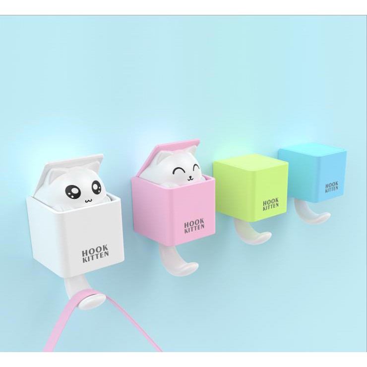 😽 MÓC TREO ĐỒ MÈO CON SIÊU DỄ THƯƠNG – VỪA XINH, VỪA TIỆN!